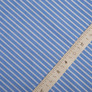 Cotton shirt fabric Stripe блакитна, фото 4