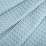 Тканина вафельна Піке бавовна 240 см ширина сіро блакитна, фото 2 Тканина вафельна Піке бавовна 240 см ширина сіро блакитна, фото 2
