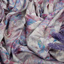 Fabric satin silk satin Armani Arti квіти беж, фото 4