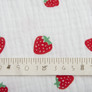 Two-Layer Cotton Muslin Fabric for Summer Clothing and Home Textiles двошарова суниці, фото 4 Two-Layer Cotton Muslin Fabric for Summer Clothing and Home Textiles двошарова суниці, фото 4