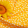 Staple fabric viscose, natural dress fabric, for blouses, dresses, skirts ромашка жовта, фото 3 Staple fabric viscose, natural dress fabric, for blouses, dresses, skirts ромашка жовта, фото 3