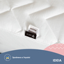 Nordic Comfort Mattress Topper 140x200x35 cm by IDEIA - 150g Density with Perimeter Border, фото 7