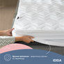 Nordic Comfort Mattress Topper 140x200x35 cm by IDEIA - 150g Density with Perimeter Border, фото 8