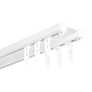 Карниз cтельовий 2,5 м IDEIA подвійний посилений алюмінієвий білий, фото 1 Карниз cтельовий 2,5 м IDEIA подвійний посилений алюмінієвий білий, фото 1