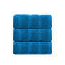 Полотенце салфетка махровое 30х50 Косичка т/синій, фото 1
