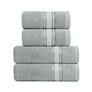 Terry jacquard towel TM IDEIA 50х85 cm сірий, фото 4