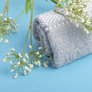 Terry jacquard towel TM IDEIA 50х85 cm сірий, фото 6