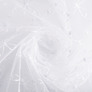 Тюль сітка з вишивкою V-55 beyaz , фото 1