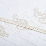 Тюль сітка з вишивкою V-001 золота, фото 3 Тюль сітка з вишивкою V-001 золота, фото 3