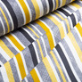 Тканина декоративна Смуга бавовна з водовідштовхувальним просоченням для скатертин, штор, декору V-04 жовта, фото 1
