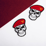 Ukrainian Airborne Troops Skull Chevron Patch with Velcro, 7x8.5 cm, фото 5 Ukrainian Airborne Troops Skull Chevron Patch with Velcro, 7x8.5 cm, фото 5