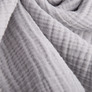 Fabric Muslin cotton 4-layer сіра, фото 2 Fabric Muslin cotton 4-layer сіра, фото 2