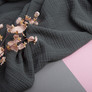 Fabric Muslin cotton 4-layer т/сіра, фото 3 Fabric Muslin cotton 4-layer т/сіра, фото 3