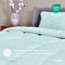 Набір постільної білизни OASIS TM IDEIA полуторний з ковдрою 140х210 см, наволочка 50х70 см та простирадло 150х220 см м`ята , фото 6