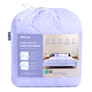 OASIS TM IDEIA bed linen set one and a half with blanket 140x210 cm, pillowcase 50x70 cm and sheet 150x220 cm лаванда, фото 10