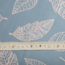 Dress fabric satin silk листок блакитний, фото 4
