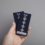 Chevron on velcro Ukrzaliznytsia Epaulette Middle management team 4 badges 5x10 cm, фото 3