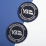 Chevron Velcro patch Ukrzaliznytsya inscription round 7 cm борт синій, фото 4