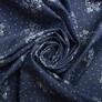 Patterned denim fabric букет синій, фото 1 Patterned denim fabric букет синій, фото 1