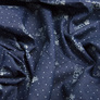 Patterned denim fabric букет синій, фото 2 Patterned denim fabric букет синій, фото 2
