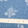 Patterned denim fabric букет блакитний, фото 4 Patterned denim fabric букет блакитний, фото 4