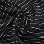 Polo Knit Fabric with Stripes чорний, фото 1