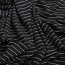 Polo Knit Fabric with Stripes чорний, фото 2