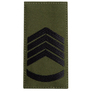 Chevron patch with hook-and-loop fastener for the rank insignia of the Ukrainian Armed Forces: Chief Sergeant, 5x10 cm, фото 1 Chevron patch with hook-and-loop fastener for the rank insignia of the Ukrainian Armed Forces: Chief Sergeant, 5x10 cm, фото 1