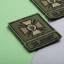 Patch with Velcro UA.ARMY, 6x7 cm, фото 7