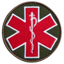 Round Velcro Patch Medical Sanitary Worker 7.7 cm, фото 1