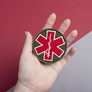 Round Velcro Patch Medical Sanitary Worker 7.7 cm, фото 2