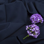 Solid color knitted fabric Prague, 620 g/m2 navy, фото 3