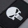 Set of chevrons 2 pcs with Velcro PUNISHER Black skull 5x8 cm, фото 4 Set of chevrons 2 pcs with Velcro PUNISHER Black skull 5x8 cm, фото 4
