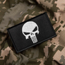 Set of chevrons 2 pcs with Velcro PUNISHER Black skull 5x8 cm, фото 6 Set of chevrons 2 pcs with Velcro PUNISHER Black skull 5x8 cm, фото 6