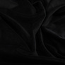 Solid velour knitted fabric V-1001 чорний, фото 2