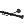 The cornice is ready-made (set), rod 300 cm d19 mm black, фото 1