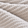 Плед покривало Adina 180х200 см бавовняне TM IDEIA беж, фото 6