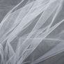 Тканина фатин декоративна Kristal 25 г/м2 300 см для суконь, декору та аксесуарів №1 білий, фото 2 Тканина фатин декоративна Kristal 25 г/м2 300 см для суконь, декору та аксесуарів №1 білий, фото 2