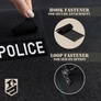 Set of chevrons 2 pcs on Velcro Police, Police 9x25 cm and 4.5x12.5 cm, embroidered patch, фото 4
