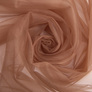 Тканина фатін євро 300 см 15 г/м2 фатин легка декоративна для суконь, костюмів, декору V-H49 мокко, фото 1