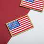 Set of chevrons 2 pcs with Velcro USA flag 5x8 cm, фото 8 Set of chevrons 2 pcs with Velcro USA flag 5x8 cm, фото 8