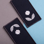 Chevron patch on Velcro epaulet with the rank of Major of the State Emergency Service (DSNS), embroidered patch 5x10 cm, фото 4