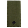 Chevron patch with Velcro rank shoulder strap of the Ukrainian Armed Forces Khorunzhiy 5x10 cm хакі, фото 1
