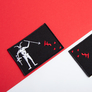 Set of 2 patches with velcro, pirate Blackbeard, embroidered patch 10х7 cm, фото 3