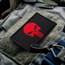 Set of 3 patches with velcro: pirate Blackbeard, Ukrainian flag, and Punisher Skull, embroidered patches, фото 3 Set of 3 patches with velcro: pirate Blackbeard, Ukrainian flag, and Punisher Skull, embroidered patches, фото 3