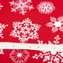 Ткань декоративная скатерная хлопок с водоотталкивающей пропиткой, 180 см, 220 гр/м2, для скатертей, штор, декора сніжинки червона, фото 5