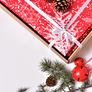 Скатерть Новогодняя 170х260 см с водоотталкивающей пропиткой праздничная хлопок хвоя червона, фото 9 Скатерть Новогодняя 170х260 см с водоотталкивающей пропиткой праздничная хлопок хвоя червона, фото 9