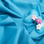 The fabric is Fortuna bright blue, фото 3