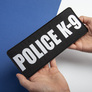 Набір шевронів 3 шт на лупучці Police K-9, вишиті патчі нашивки, фото 2