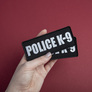 Набір шевронів 3 шт на лупучці Police K-9, вишиті патчі нашивки, фото 3